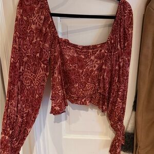 Flowy off the shoulder blouse